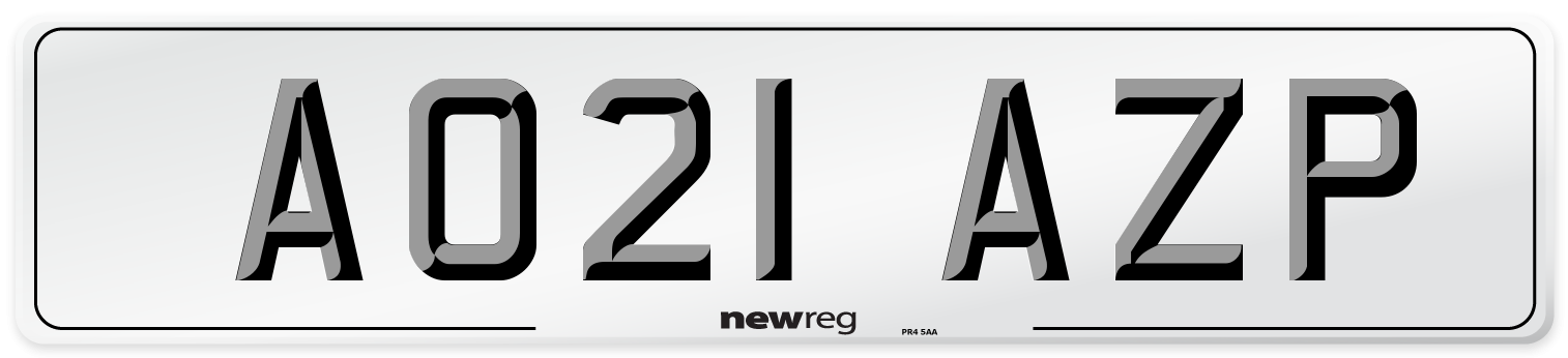 AO21 AZP Number Plate from New Reg